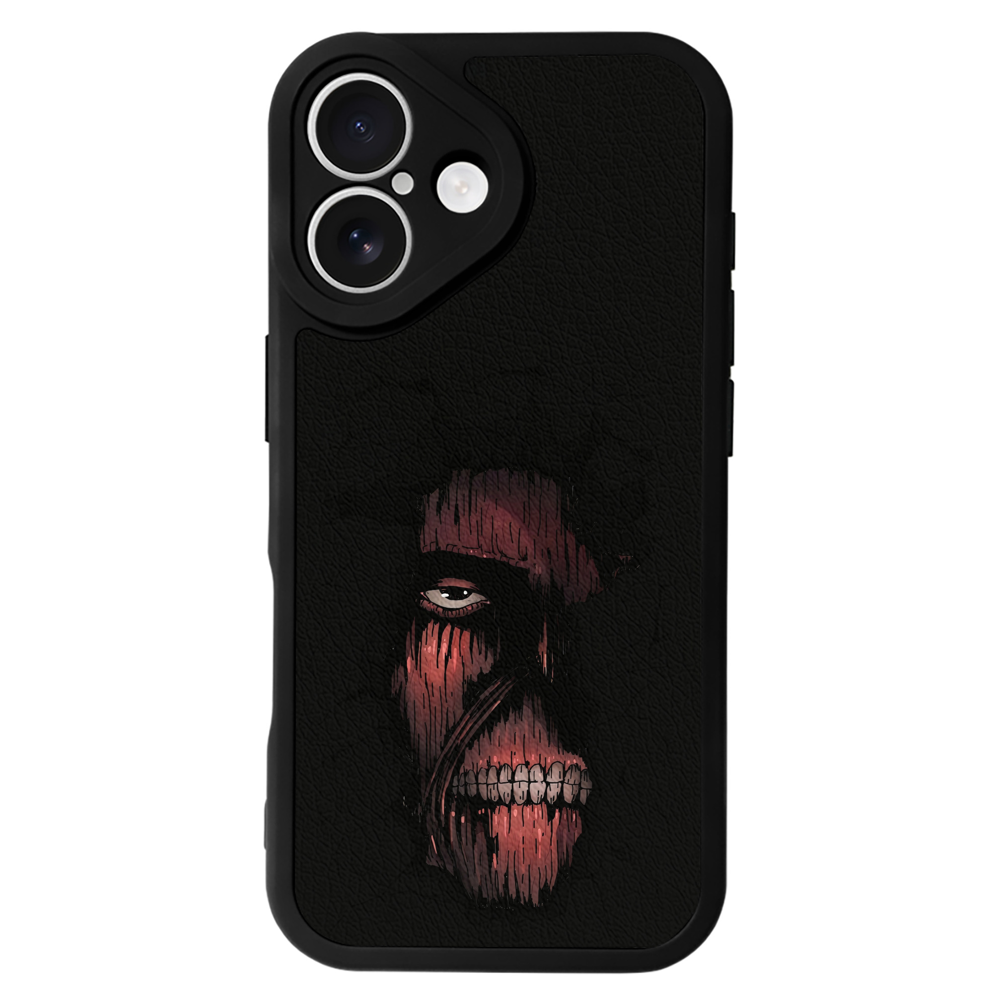 （画像用） 進撃の巨人 Attack on Titan 【iPhone 16シリーズ対応】シリコンスマホケース（レザー調） 材質：シリコン
